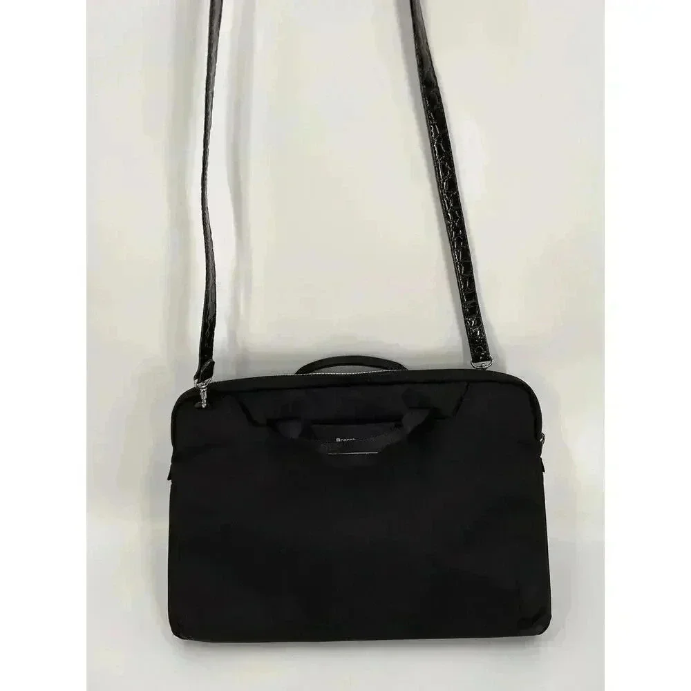 Brenthaven Laptop Bag Messenger Notebook Case Black Double Handle 15.5